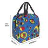 Joan Miro Insulated Lunch Bag for Women Children Portable Food Boxes Thermal Lunch Box Tote