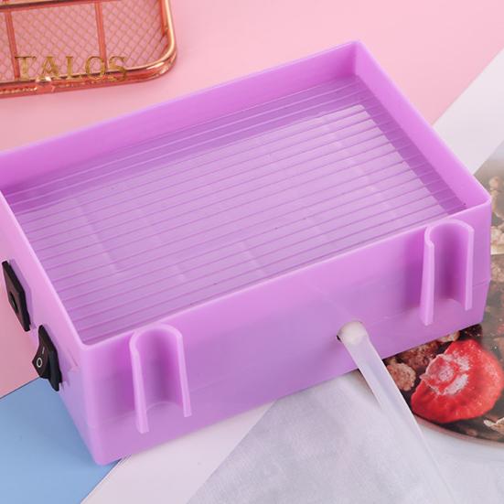 Elektryczny diamentowy długopis do malowania artystycznego Zestawy diamentowych długopisów do malowania próżniowego Akcesoria do malowania diamentowego Długopis do ładowania diamentowego narzędzia artystycznego z tacką do przechowywania