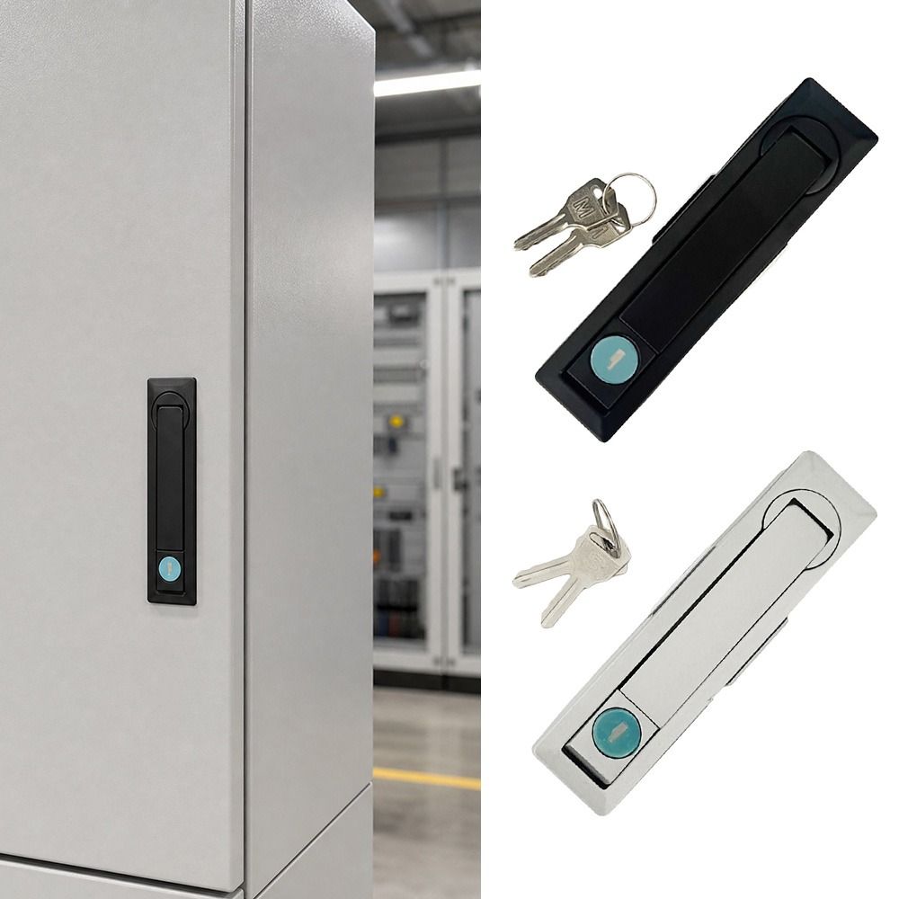Chrome Finish Gate Lock Multi-purpose Distribution Box Lock Cabinet Door Lock Electrical Cabinet