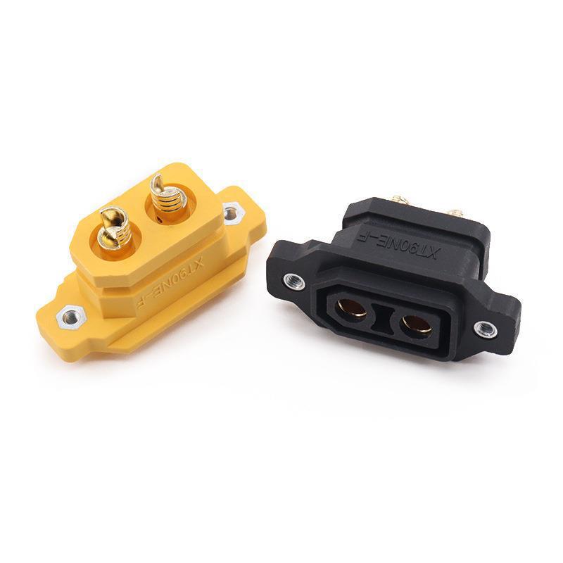 Amass XT90NE-F Gold-Plated High-Current Charging Plug for Lithium Batteries