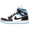 Womens Air Jordan 1 Mid 'University Blue' (women's sizes) White / University Blue / Black Skate Shoes BQ6472 102