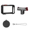 Flymile Action 6 Metal Cage Protective Case for DJI Osmo Action 6 Accessories With Cold Shoe/Lens Cover Expansion Mounts Frame