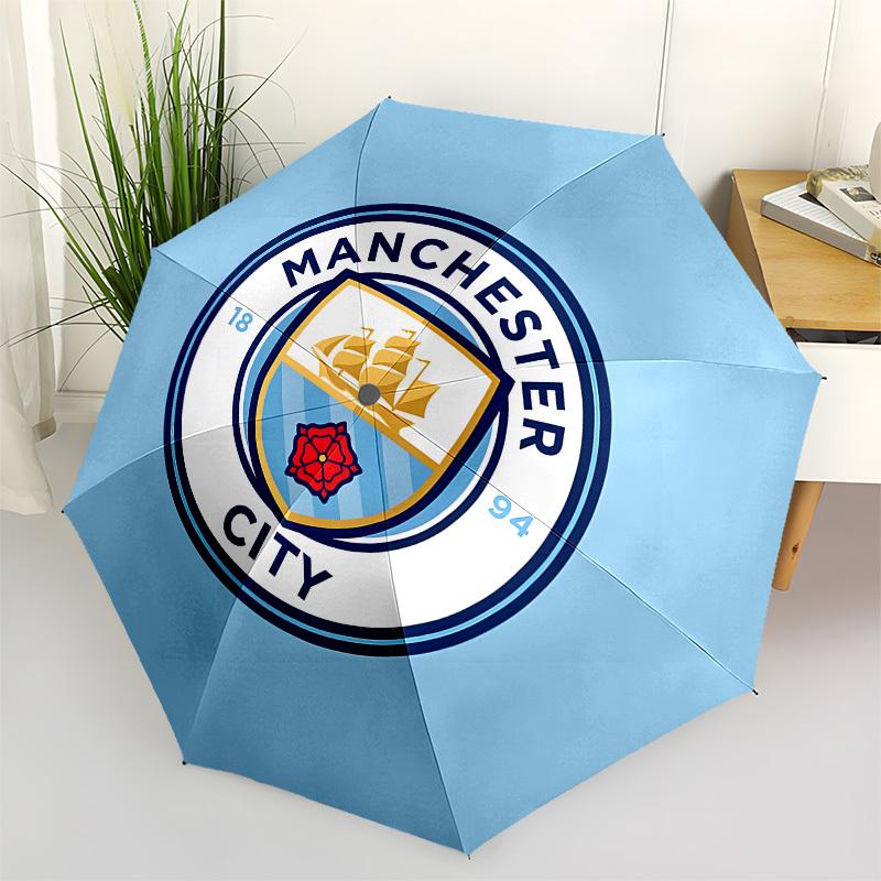 

Manchester City, Badge Automatic Opening and Closing, 8 rib Structure Portable Umbrella, Suitable for Men and Women in All Seasons Perfect