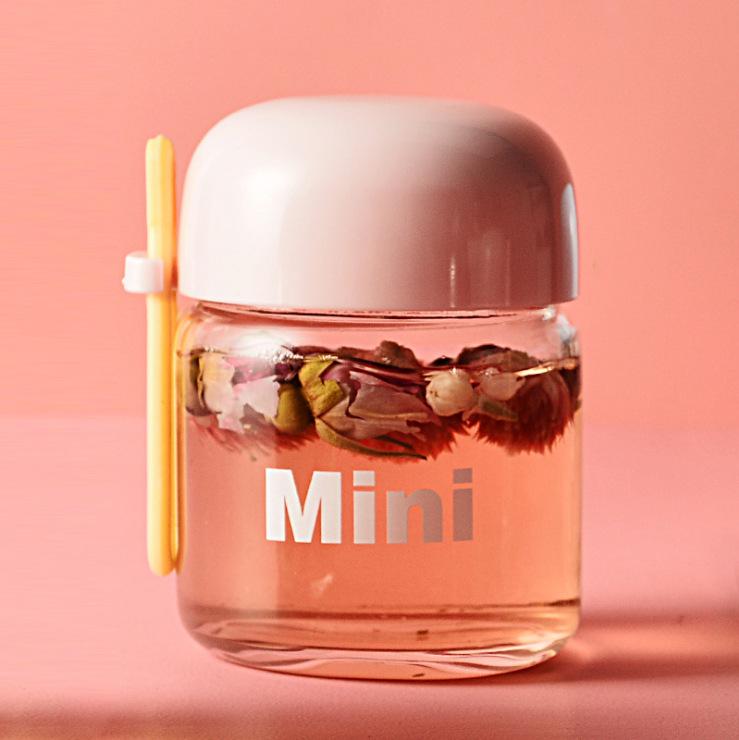 High-Temperature Borosilicate Glass Yogurt Cup with Handle for Snacks & Supplements