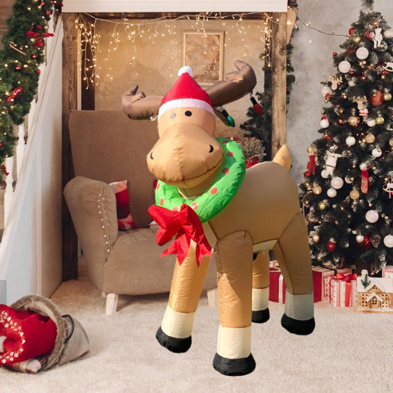 

Christmas Inflatable Props Large Glow Ornaments for Outdoor Backyard Outside Style A Style B