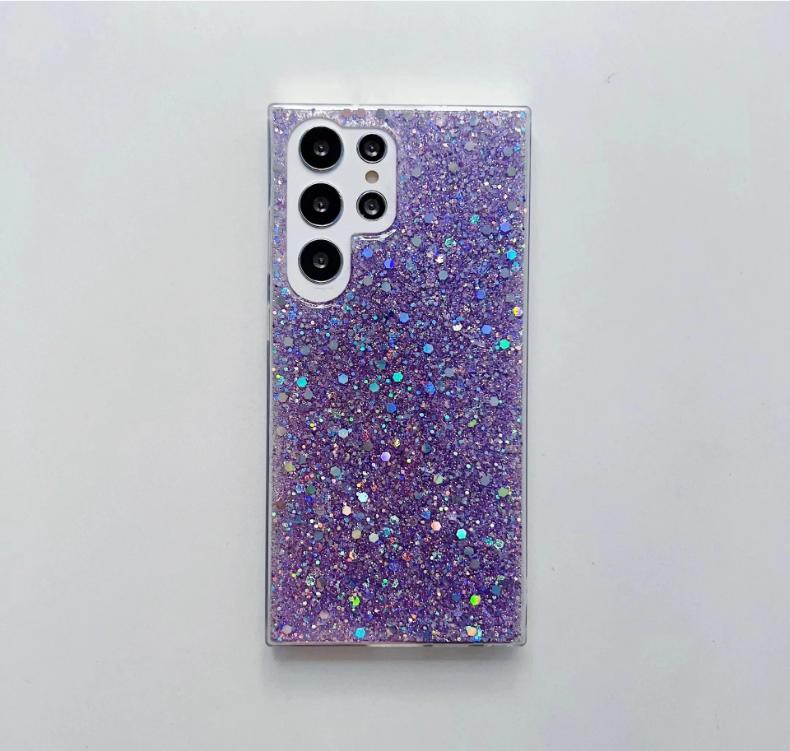 2025 Fashion Girls Phone Case for Samsung Galaxy A55 A15 A05 A34 A54 A35 S24 Ultra Glitter Bling Clear Soft Mobile Phone Cases