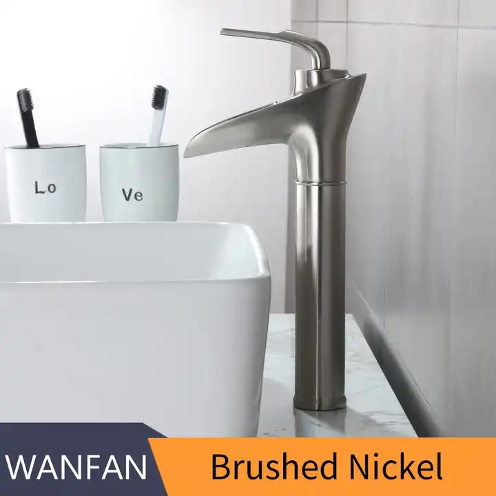 New Design Matte Black Single-Hole Deck Mounted Bathroom Sink Taps Tall Basin Faucet Ceramic Valve Core