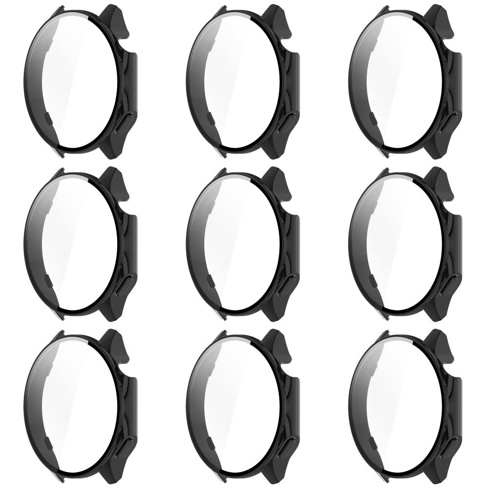 

EY# Жесткий чехол для ПК + защитное стекло для OPPO Watch X/OnePlus Watch 2 (черный