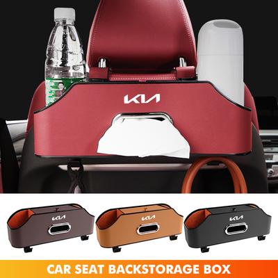 Car Seat Back Storage Box Water Cup Holder Organizer Interior Accessories For Cerato Soul Venga Forte Spectra Sedona Niro