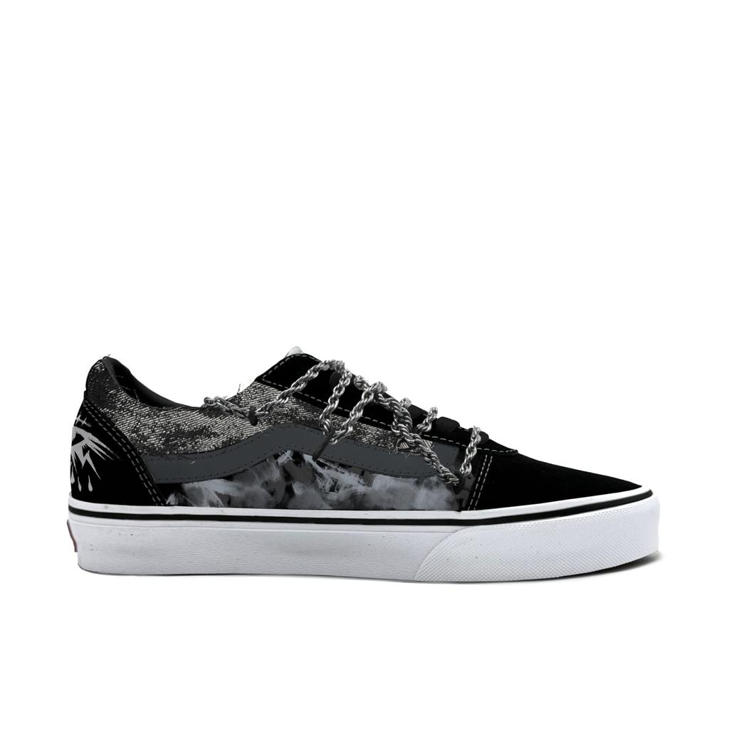 Vans Ward Abrasion Resistant Low top Skateboard Shoes Men's Gray VN0A36EMC4R(Team613-)