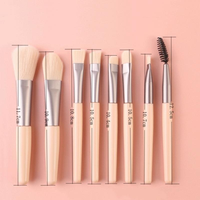 8Pcs/Set Makeup Brush Set Soft Fluffy Professional Cosmetic Foundation Powder Eyeshadow Kabuki Blending Make Up Brushes Beauty Tools