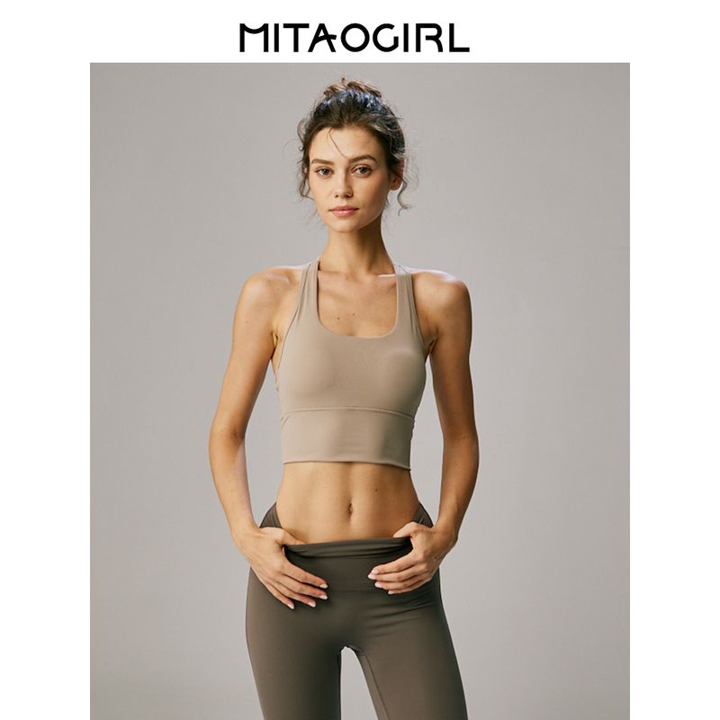 Mitaogirl Kendall Style Sports Underwear Women Summer New Beauty Back Yoga Workout Clothes Running Quick-Drying Bra