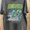 Soundgarden Rock Band Tour Short Sleeve Charcoal Color Shirt KV30057