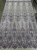 African French Tulle Groom Lace Fabric 5 Yards 2026 High Quality Sequin Nigeria Lace Fabric African Mesh Lace Fabric For Wedding