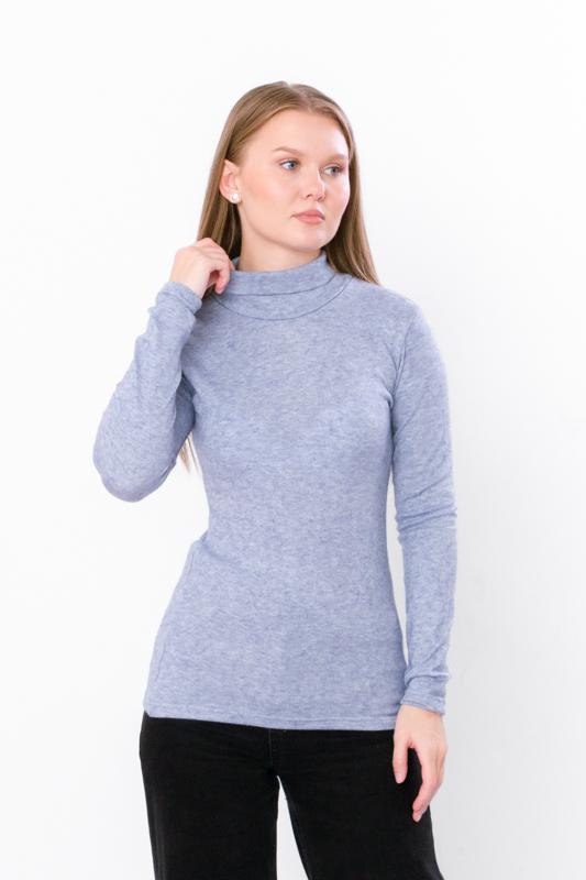 

Жіночий гольф – М’який ангорський шовк та елегантний високий комір, демісезонний, 8047-110 HC S дитини синього кольору