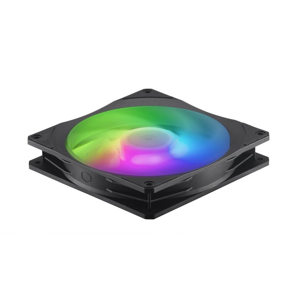 Cooler Master Mobius 140P ARGB Ring Blade PC-Gehäuselüfter, Lange Lebensdauer, Hoher Luftstrom, MFZ-M4DN-19NP2-R1 (FN2052)
