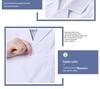 Unisex White Coat for Doctors, Students, and Laboratory Professionals - Long and Short Sleeve Options