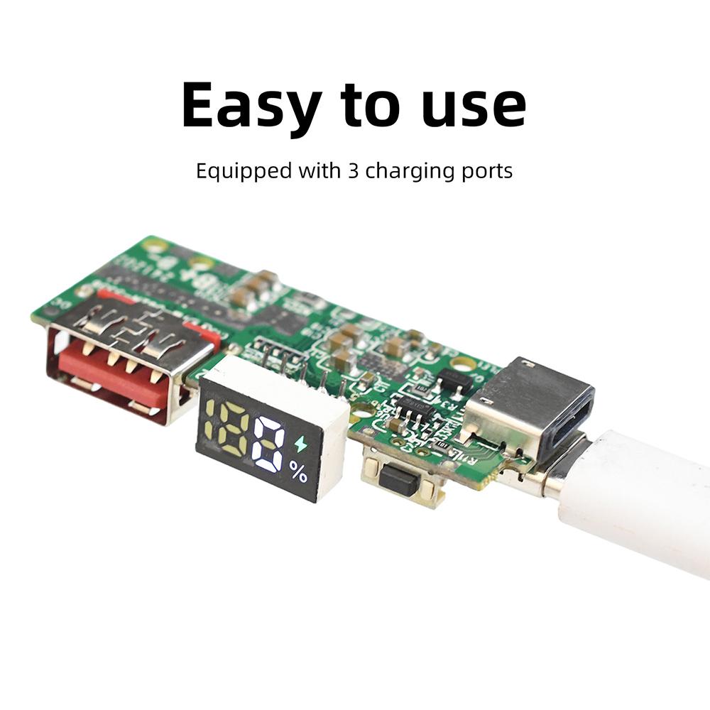 USB+Type-C 22.5W Super Fast Charging Module IP5356 Fast Charging Module Mobile Power Bank DIY Motherboard