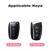 Soft TPU Car Key Cover Remote Case For Hyundai Santa Fe Sport Ix45 Equus Centennial Genesis G80 Grandeur Azera 2013-2016 Shell