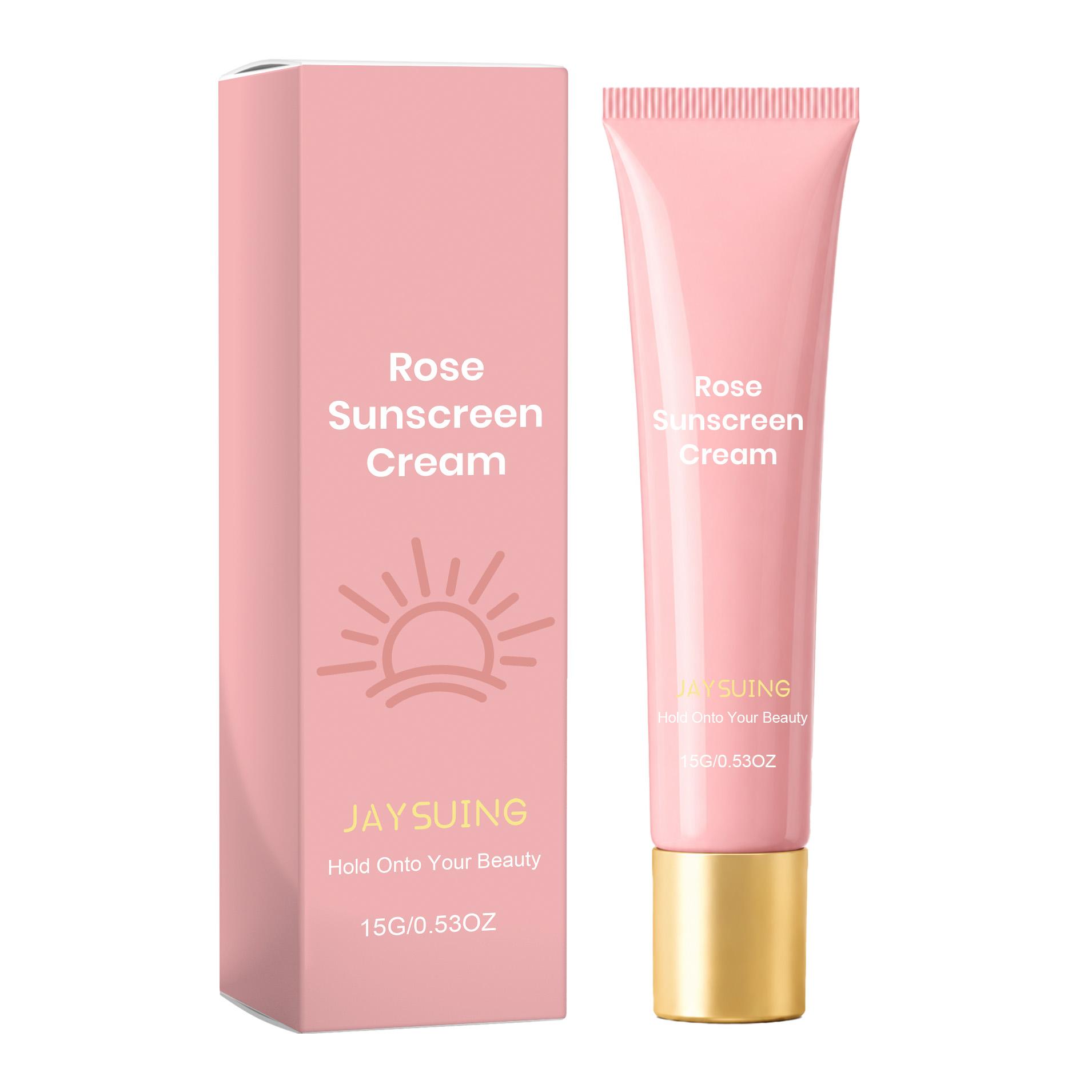 Rose Sunscreen Face Cream – Soothing Physical SPF50 with Botanical Extracts 15g per pc