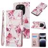 Leather Case for Xiaomi Redmi Note 14 Pro 5G/14 Pro+ 5G/Poco X7 5G Lacquered Marble Pattern Phone Cover