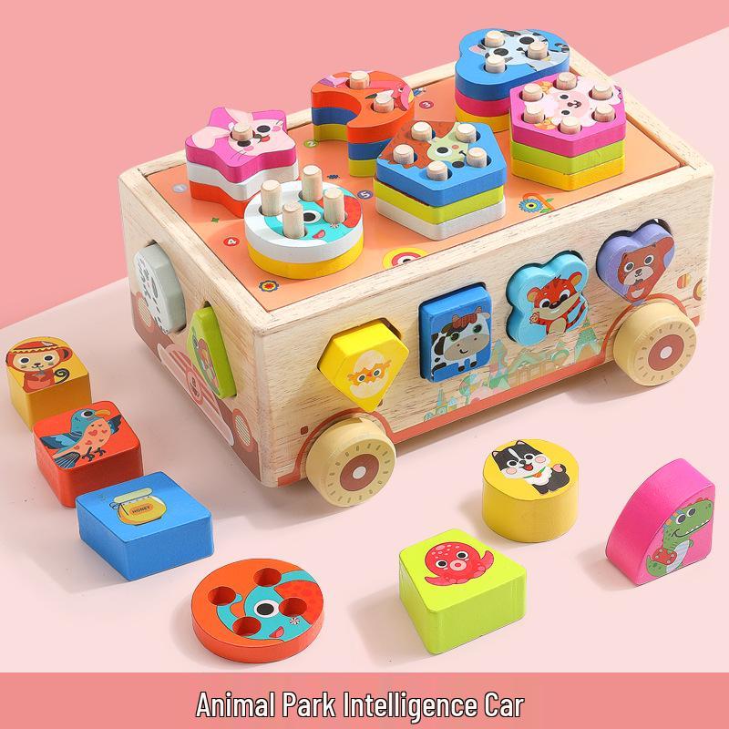 

Деревянный игровой набор «Фруктовый сад»: Тяни, Сопоставляй и Лови для Детей