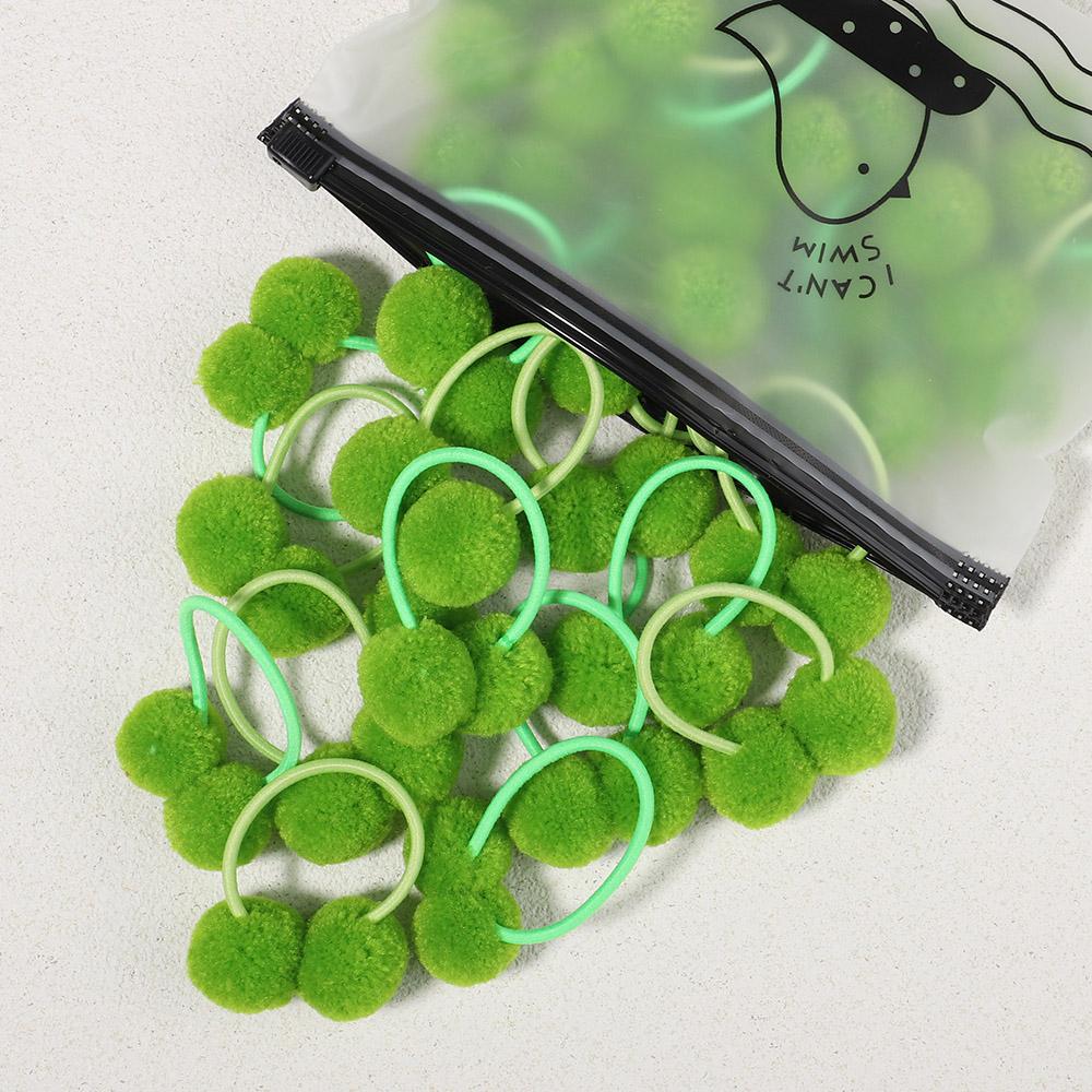 5 ks/sada Dívčí gumičky do vlasů Dvojitá plyšová kulička Sady gumiček do vlasů Pro miminka Děti Gumičky Elastické vlasové gumičky Vlasové doplňky