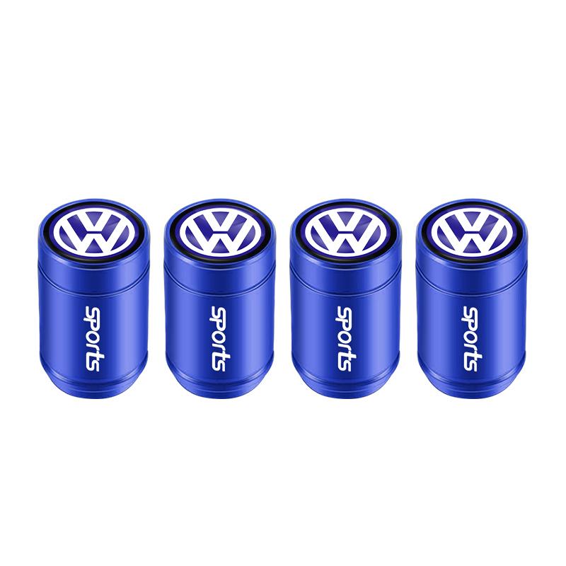 4Pcs 3D Metal Tire Valve Cap Car Tyre Air Stem Cover For VW Golf Polo Tiguan Touran Jetta Passat CC T5 GTI Arteon Magotan Arteon Sx5