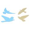 Bird Shape Mirror Wall Sticker   Wall Decals for Living Room Bedroom Decoration