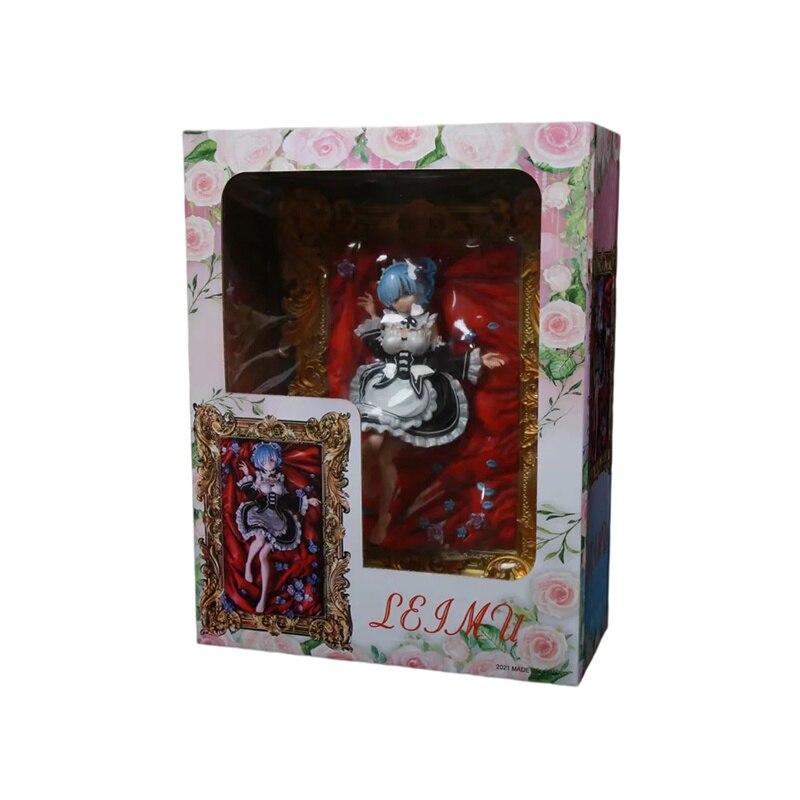Different World From Zero Anime Figure Rem Photo Frame Figma Pvc Statue Model Collection Decoration Toys Boy Gift