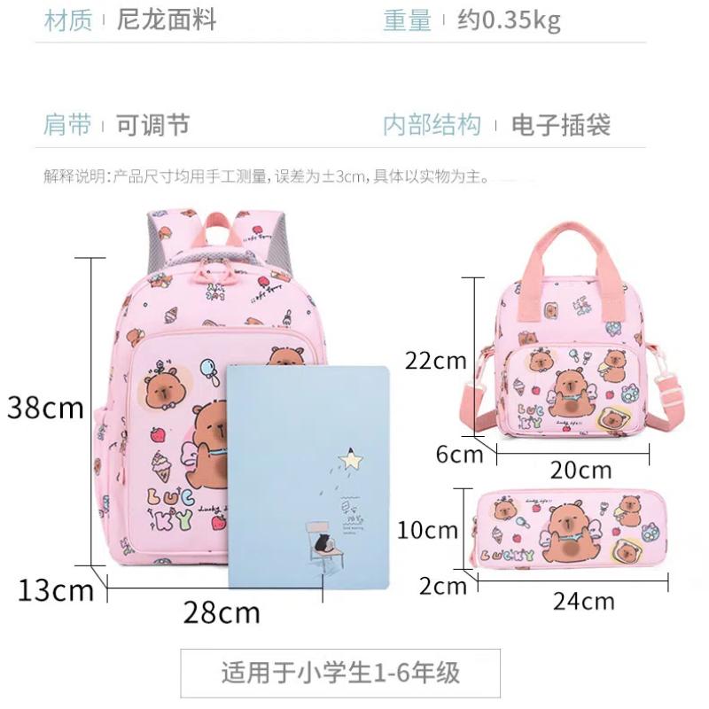 Youth Learner Bags For Teenage Girls Roomy School Tote Kawaii Middle Student School Everyday Backpack Book Bag Laptop Outing Rucksack Sac