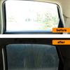 2/4Pcs Universal Car Side Window Sun Shade Mesh Protector Auto Black UV Protection Film Sticker Car Rear Side Window Sunshade