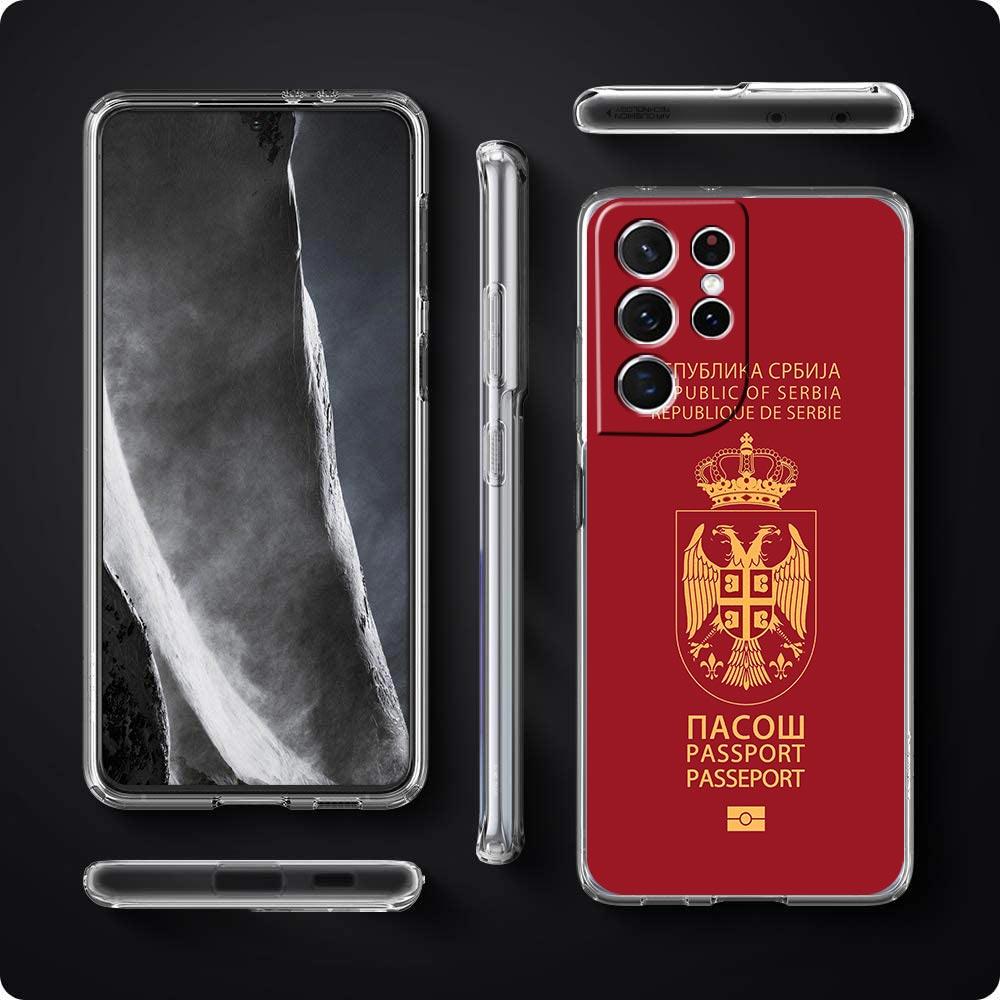 Serbien Flagge Transparente Handyhülle Für Samsung Galaxy S23 S22 5G S20 Ultra S21 FE 5G S10E S9 S8 S10 Plus Weiche Stoßfeste Rückseite