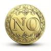 YES or NO Flip Decision Coin - Metal Choose Coin, Fun Answer Coin, Choose Commemorative Coin
