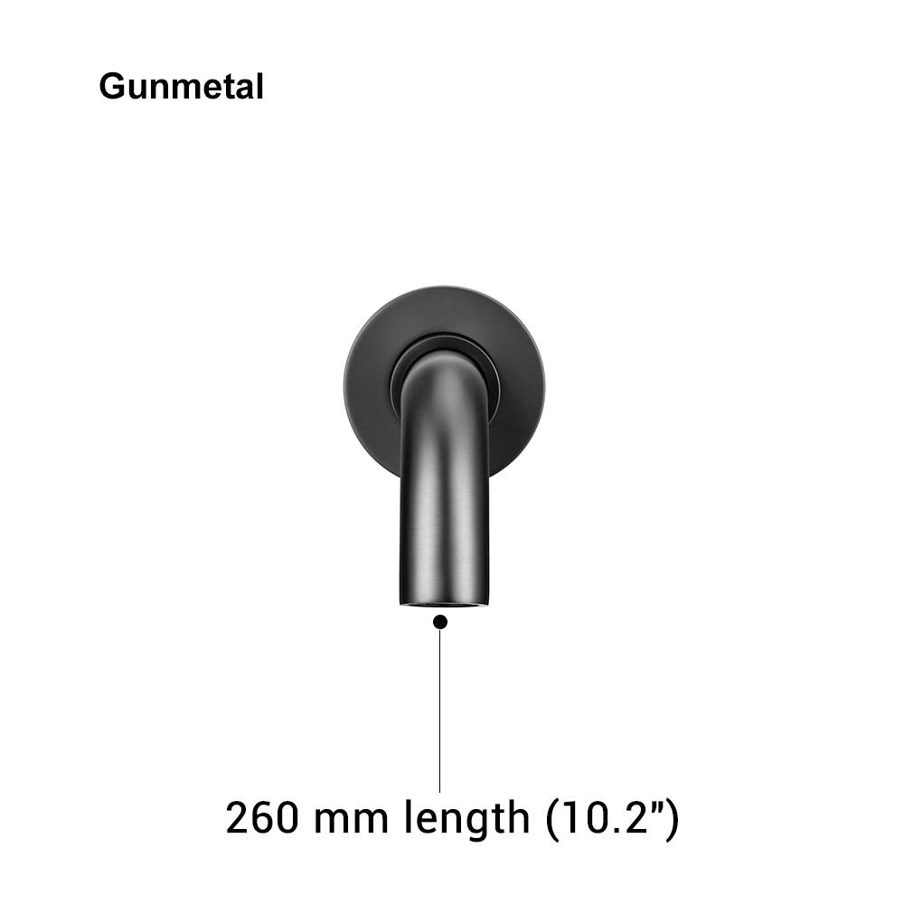 Bagnolux Black Brushed Polished Chrome Stainless Steel Rose Gold Brass Round Bathtub Spout Basin Bathroom Faucet