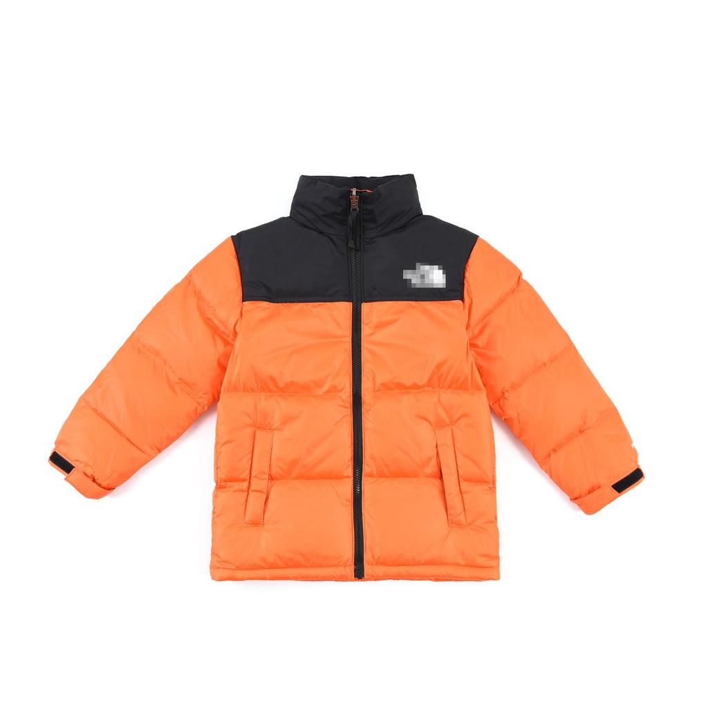 Children's 1996 Thickened White Duck Down Jacket with Stand-up Collar - Warm Winter Coat for Girls and Boys