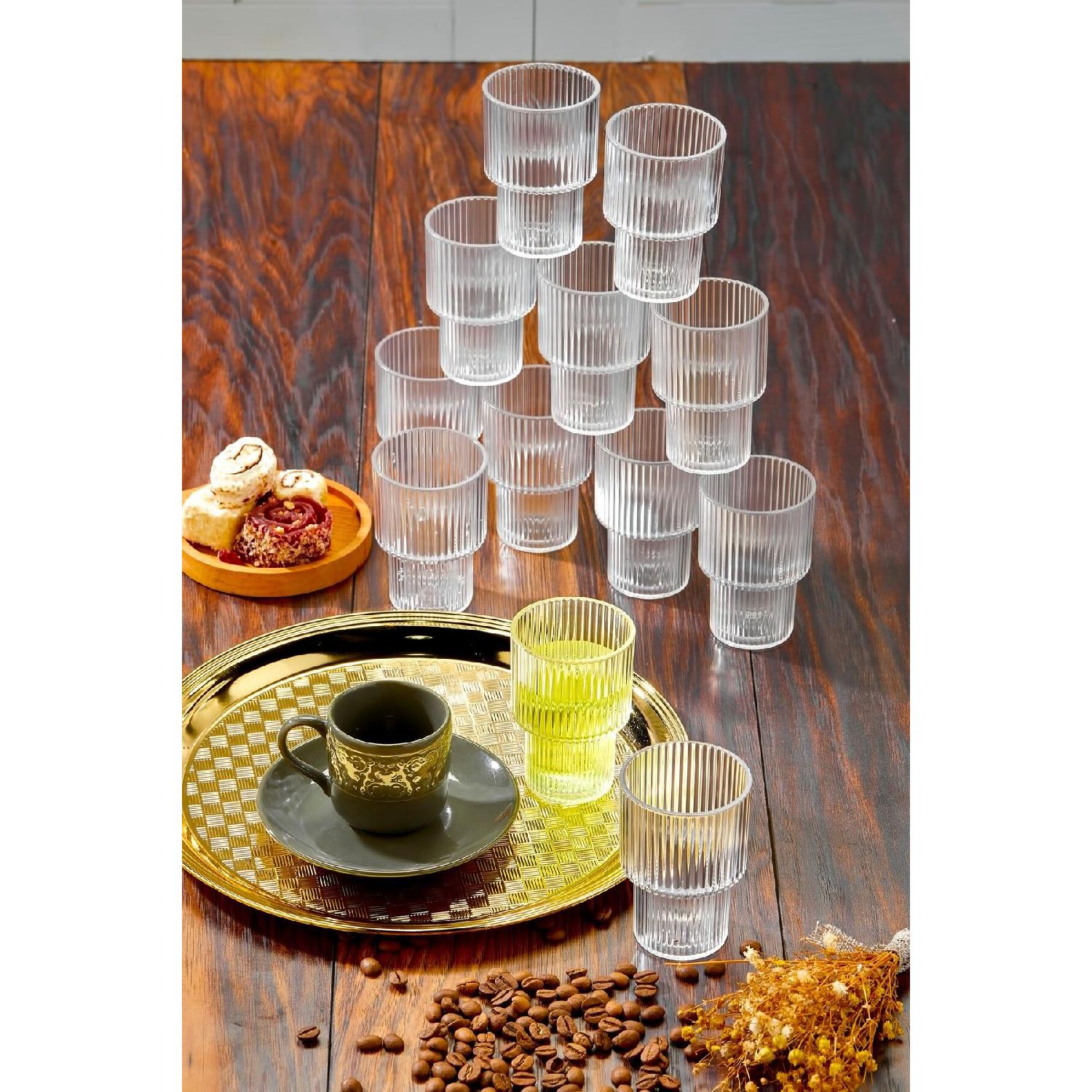 

12 штук Crystal Mica Coffee Water Glass Pinterest Model Glass 100 Cc (не Скло)
