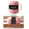 Alpaca Mohair Yarn Hand Woven Sweater Camisole Hat Yarn Ball Handmade DIY Doll Crochet Hook Yarn Ball Handmade Materials