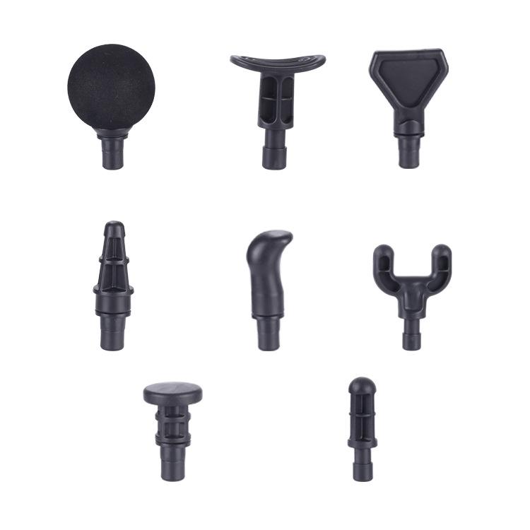 12.5mm Muscle Relaxer Fascia Gun Head: Metal & ABS PP Home Fitness Massage Stick Accessory.