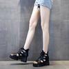 Fashion New Summer Women Roman Sandals Boots Women High-heeled Platform Sandal Fashion Wedge Sandalias Breathable Hollowed-out Cool Boot