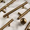 Antiek Messing Trekker, Massief Messing Vintage en Mid-Century Modern Handvat voor Kast, Kledingkast en Lade