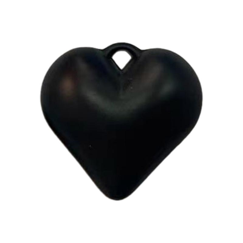 

Popular Black Resin Flower DIY Accessories Sweet Heart Pendants DIY Handmade Bracelet Necklace Earrings Materials 1