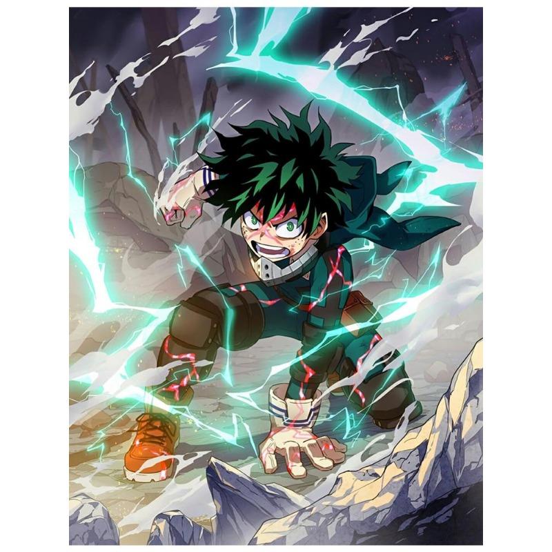 Japan Manga My Hero Academy Decu Poster Canvas Painting Bnha Midoriya Izuku Wall Painting for Living Room Decoration At Home