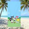 Cute Cartoon Printed Microfiber Beach Towel Quick Dry Bath Towel For Adults Kids Swimming