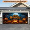 1 piece of 2D flat background cloth Halloween pumpkin lantern scene background cloth multi-functional bannerzyc
