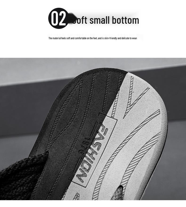 Men's Trendy Summer Non-Slip Flip-Flops Sandals - Toe Post Slippers for Outdoor and Beach Wear