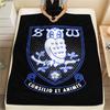 1 szt. Koc flanelowy z nadrukiem Sheffield Wednesday Football Club, Wysokiej jakości, na wszystkie pory roku, Wystrój domu, Ciepło i komfort, Idealny na prezenty świąteczne
