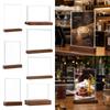 Acrylic Bulletin Board A4/A5/A6 Price Label Display Rack Desk Display Stand  Restaurant