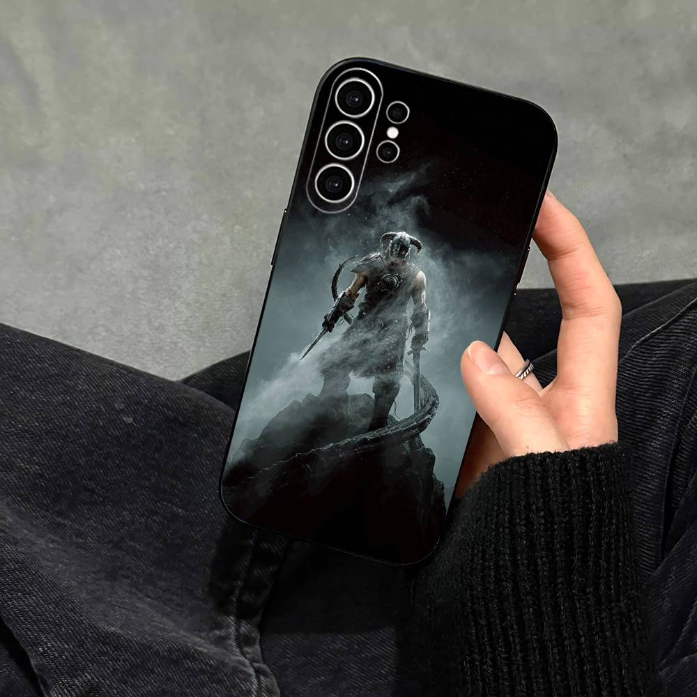 The Elder Scrolls- TES Phone Case For Samsung S25,S24,S21,S22,S23,S30,Ultra,S20,Plus,Fe,Note,10,9,5G Black Cover Samsung S20ULTRA5G