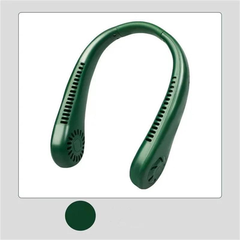 

Подвесной вентилятор для охлаждения шеи с дополнительными 24 часами автономной работы. Учащиеся носят с собой безлистовой бесшумный мини-USB-вентилятор для зарядки. 1 PCS зелёный